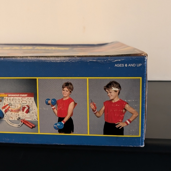 Vtg 1985 WWF Hulk Hogan's Hulkamania Deluxe Workout Set Brand New/Sealed. LJN - Picture 14 of 17